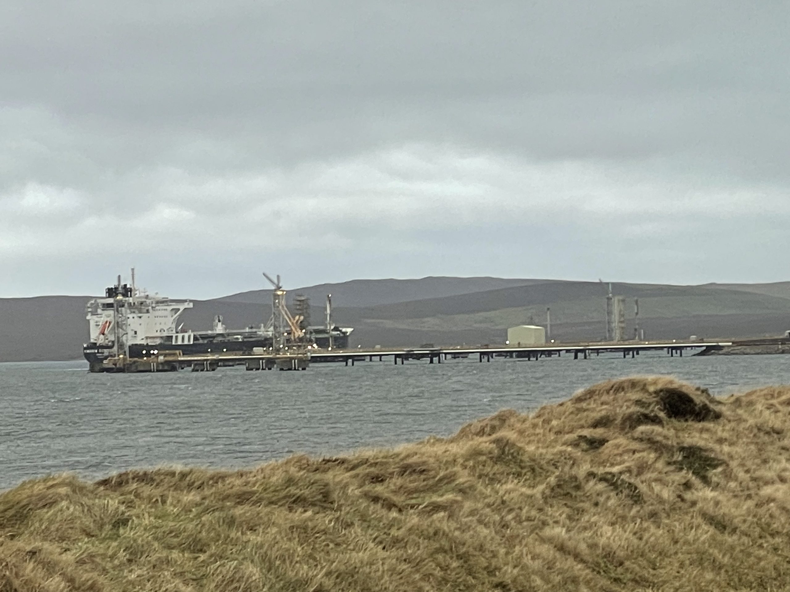 Kmarin Resource, tanker visit Sullom Voe, Shetland Jan 26 a
