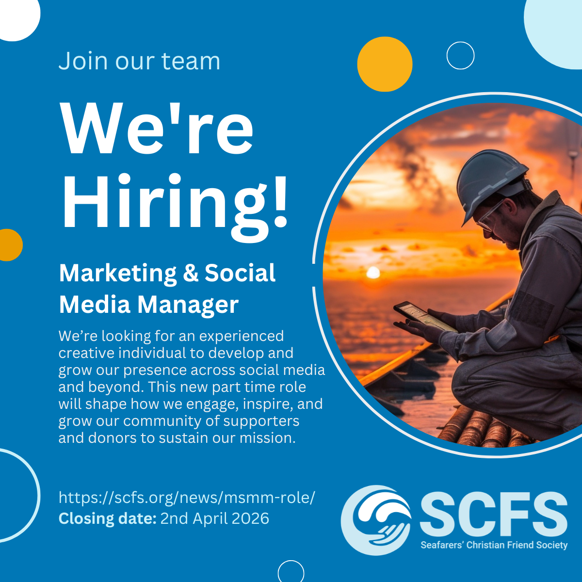 We're Hiring MSMM Role sans button